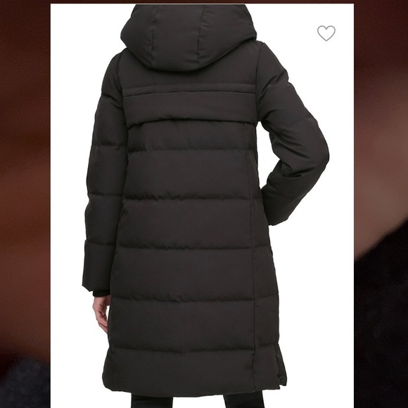 DKNY Hooded Down Fill Puffer Jacket NEW! Never Worn - Picture 5 of 7